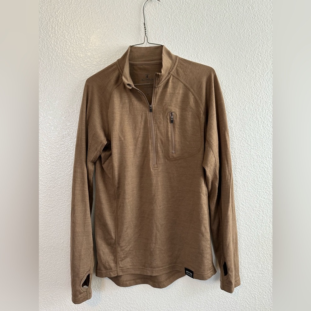 King’s XKG Foundation 260 Merino 1/4 Zip - Picture 2 of 11